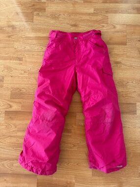 Columbia kid’s pink snow pants size 7/8